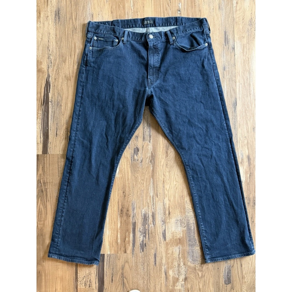 Polo Ralph Lauren Jeans Mens Black Label Straight Denim Dark Wash Size 40x30